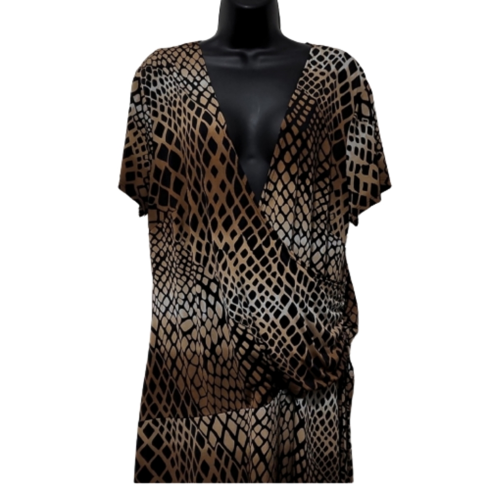 Womens Multi Color Summer Dress, No Size Tag